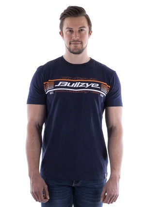 Mens Bullzye Elevation Tee Tshirt - Navy (6818018230349)