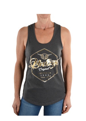 Womens Bullzye Hex Singlet (6676280410189)