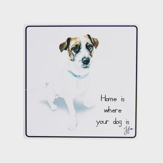 Puppy Tales - Jack Russell Ceramic Coaster (6829059997773)