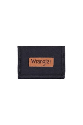 Wrangler Velcro Logo Wallet - Black (6895050063949)