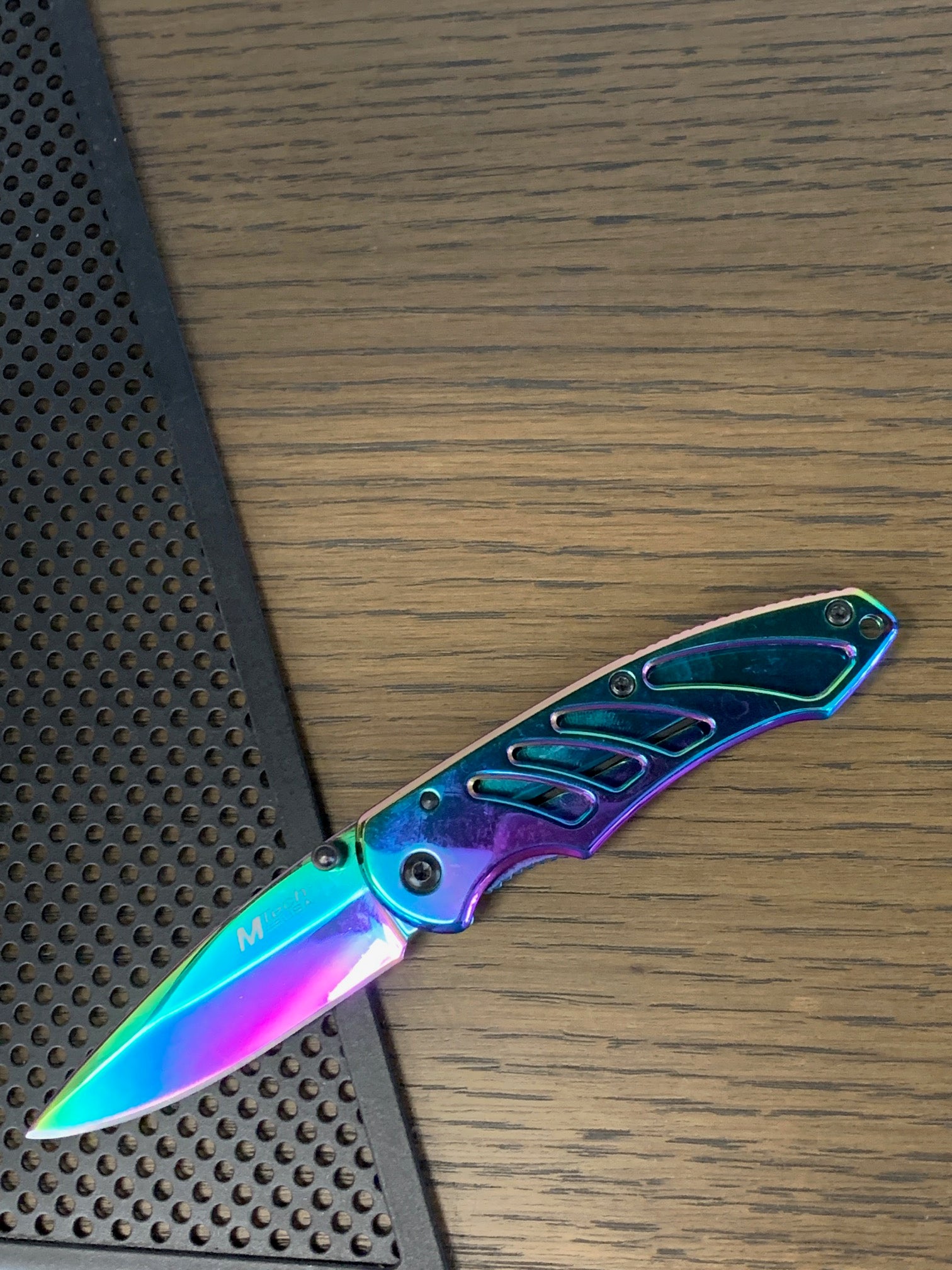 M-Tech Lockliner Rainbow Knife (4392104296525)
