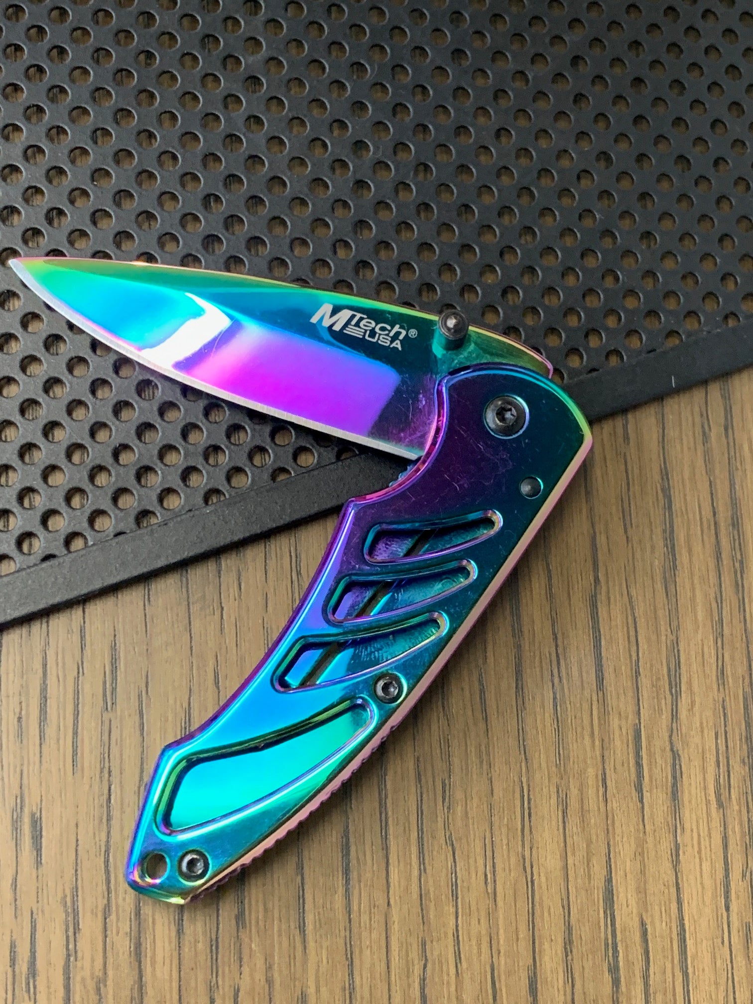 M-Tech Lockliner Rainbow Knife (4392104296525)