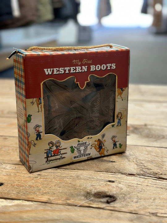 Infant Pure Western Nash Boot - Navy (6862963540045)