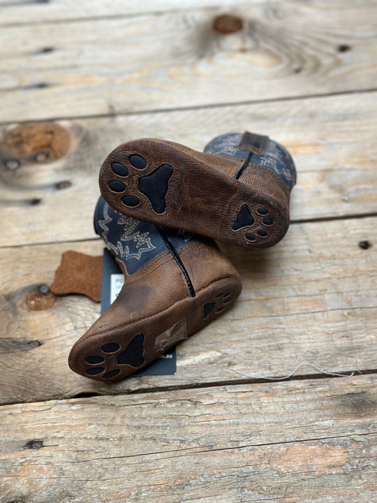 Infant Pure Western Nash Boot - Navy (6862963540045)