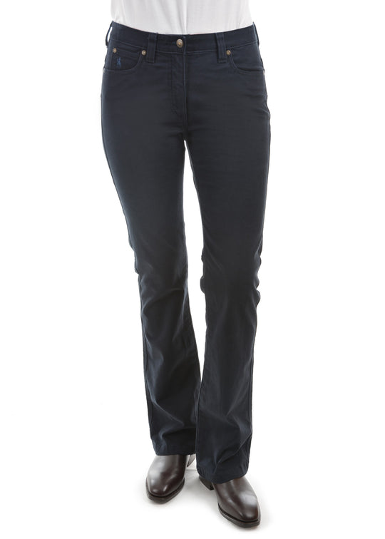 Womens Thomas Cook Moleskin Wonder Jean Navy - 34 Leg (6637890961485)