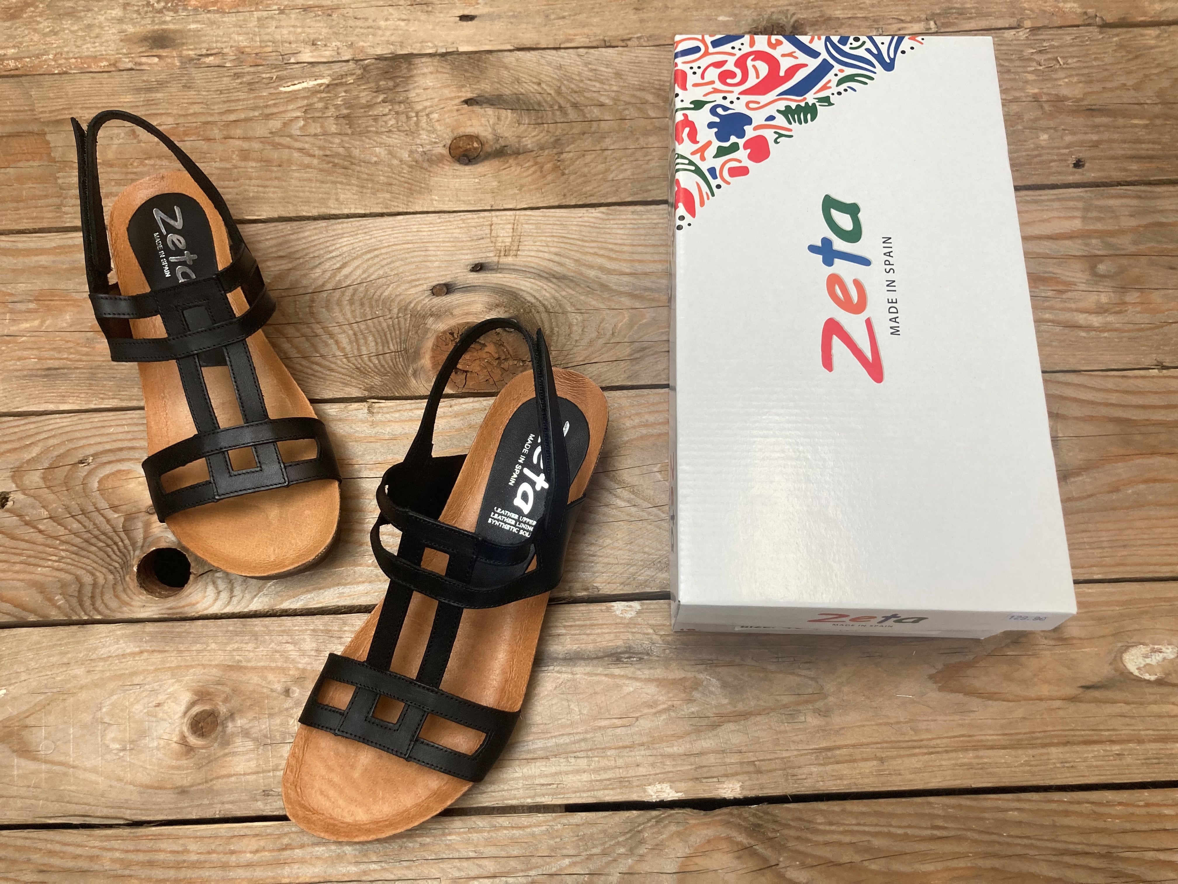 Womens Zeta Opine Sandal - Black (6908788015181)