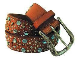 Womens Roper Nail Heads Belt w22 (6833377902669)
