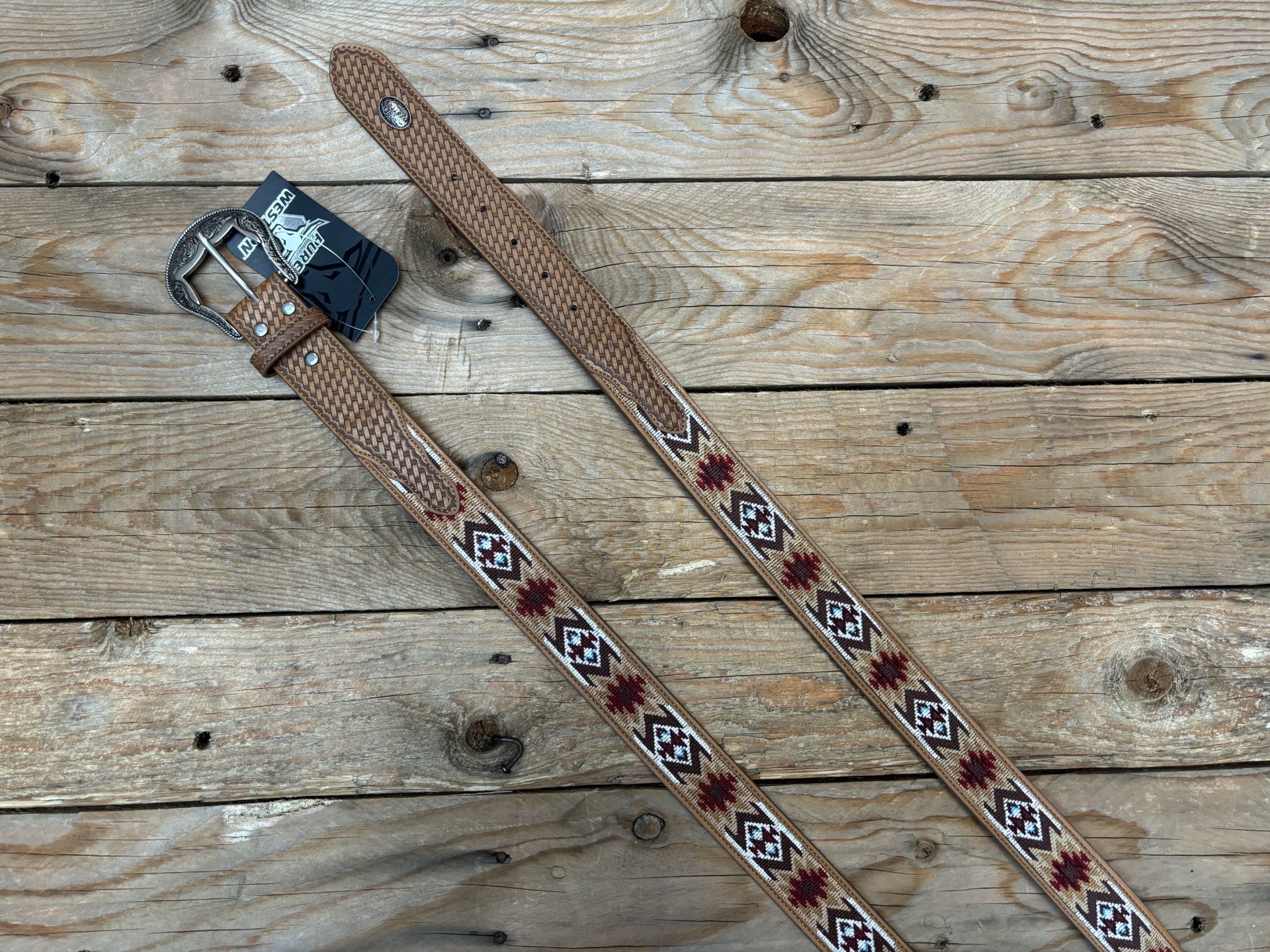 Kids Pure Western Sasha Belt - Tan (7041887076429)