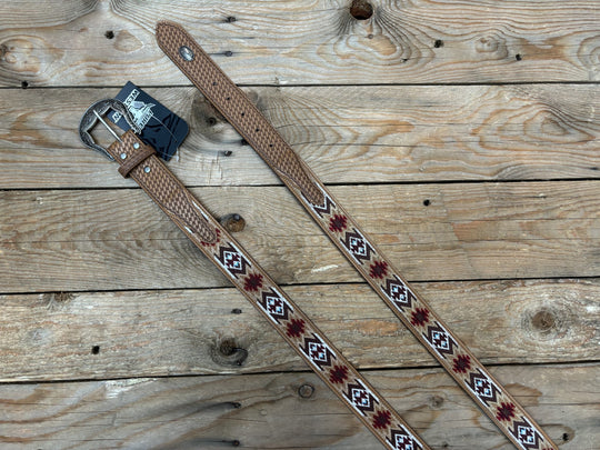 Kids Pure Western Sasha Belt - Tan (7041887076429)