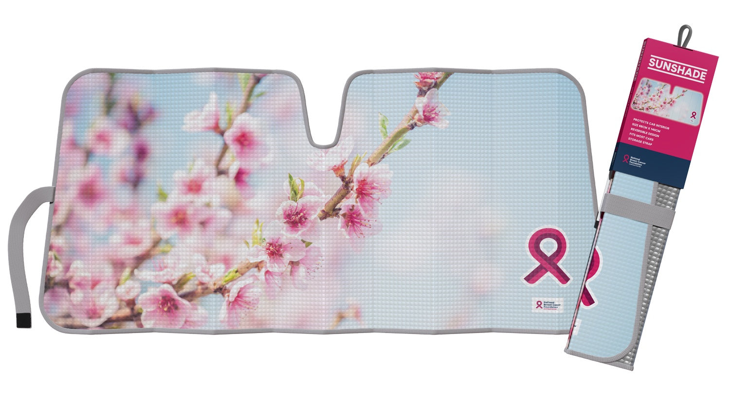 Pink Ribbon Cherry Blossom Window Shade (6710381576269)