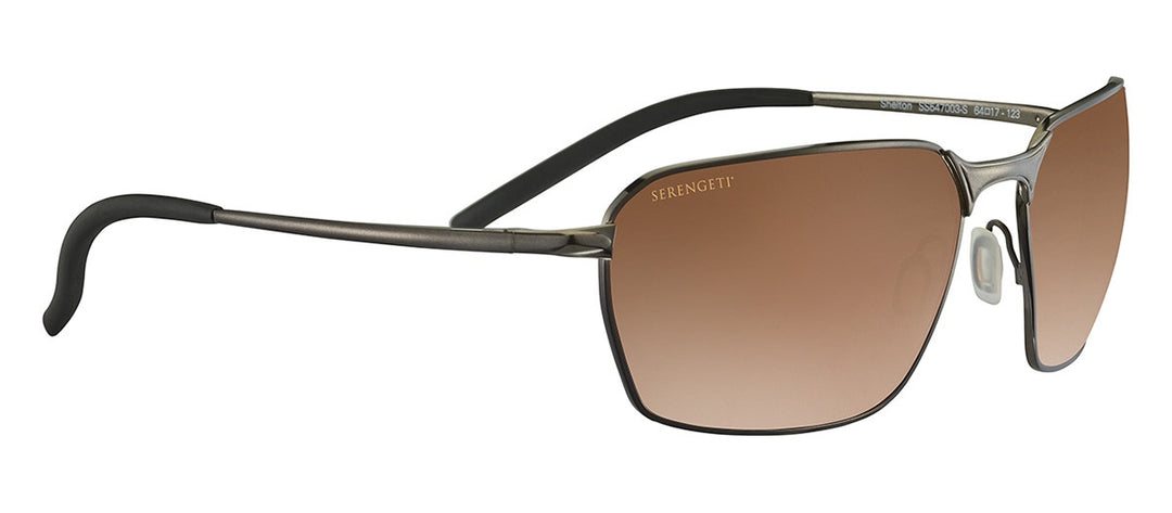 Serengeti Sunglasses - Shelton - Shiny Dark Gunmetal (6858391879757)