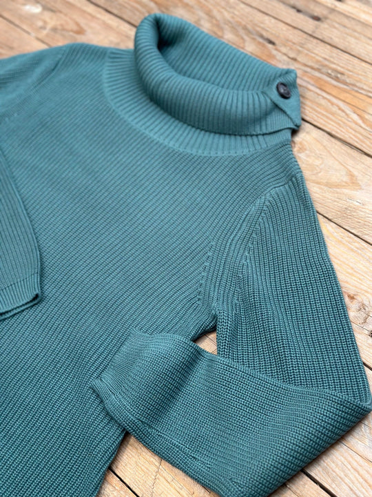 Womens Split Collar Knit Top / Sweater (6856378974285)