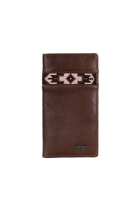Mens Wrangler Trent Rodeo Wallet - Dark Tan (6895049998413)