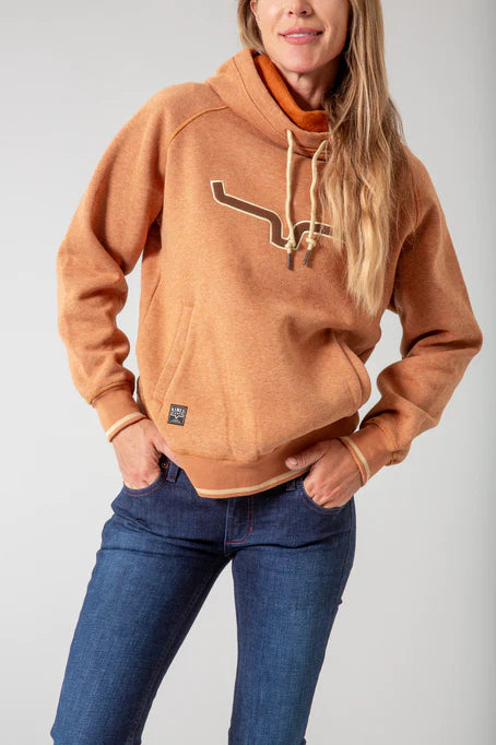 Womens Kimes Ranch Two Scoops Fleece Pullover - Rusty Heather (6854737625165)