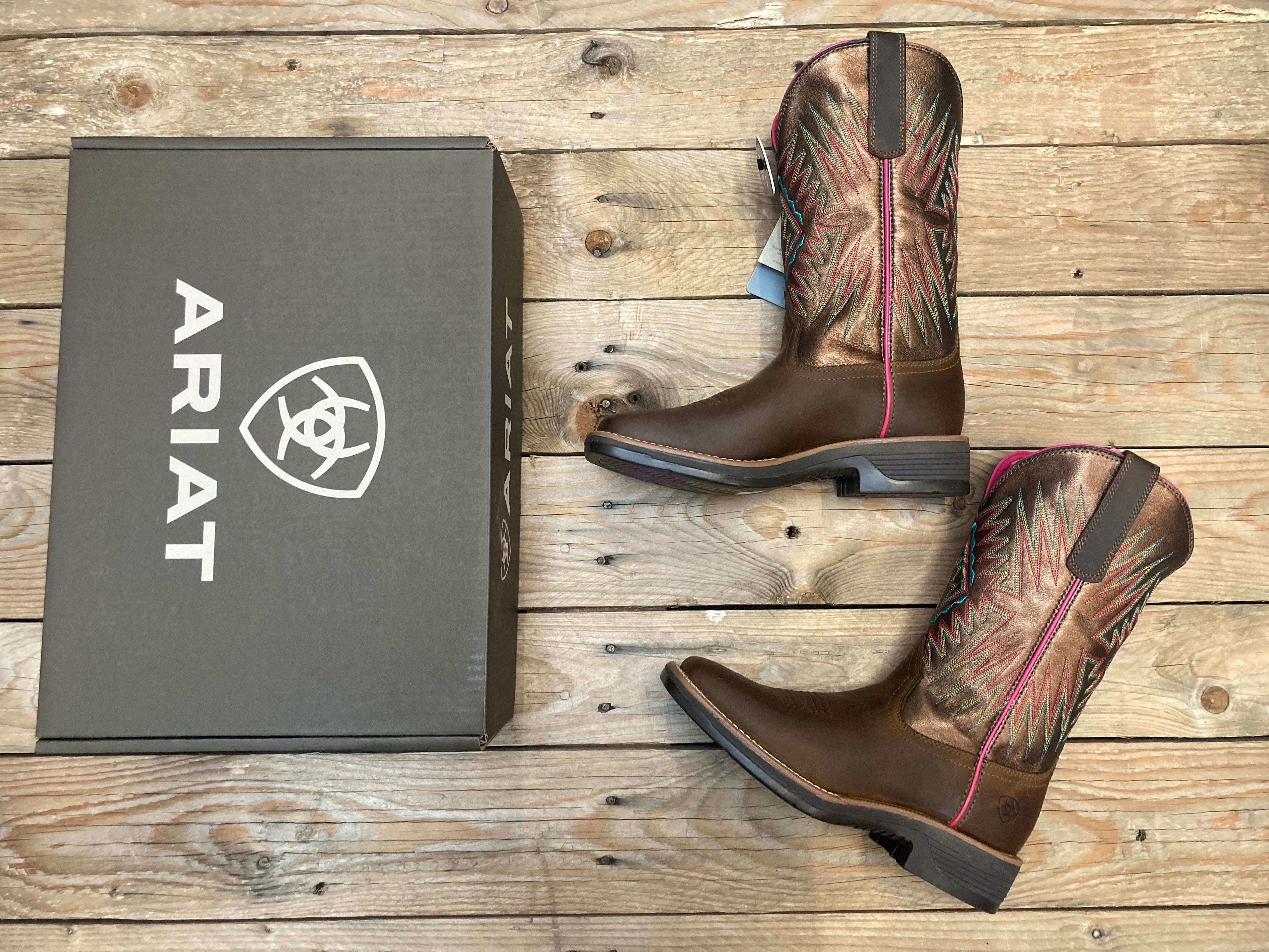 Womens Ariat Ridgeback Boot - Distressed Tan (6913188659277)
