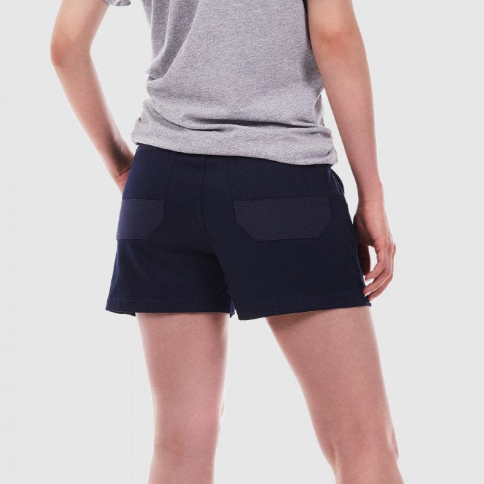 Womens Tradie Lady - Flex Mid Shorts - Navy (6834975244365)